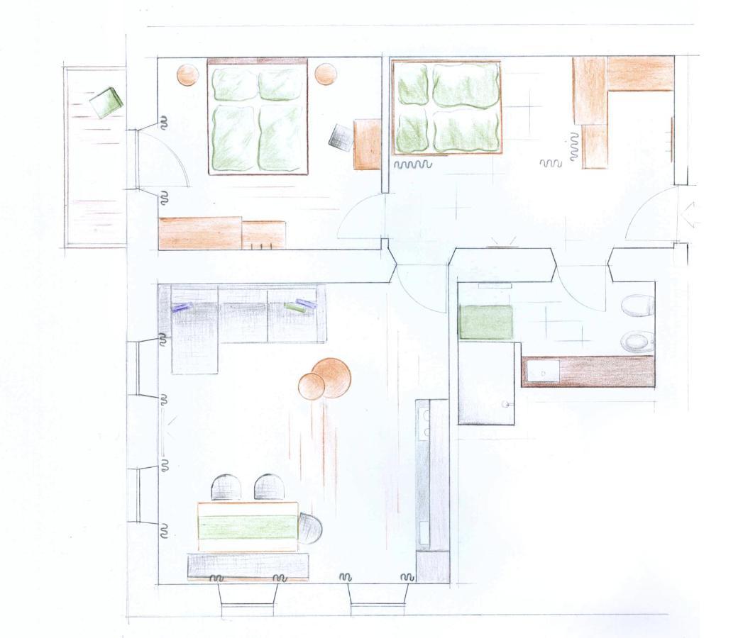 Puenlandhof Apartment Brunico Luaran gambar